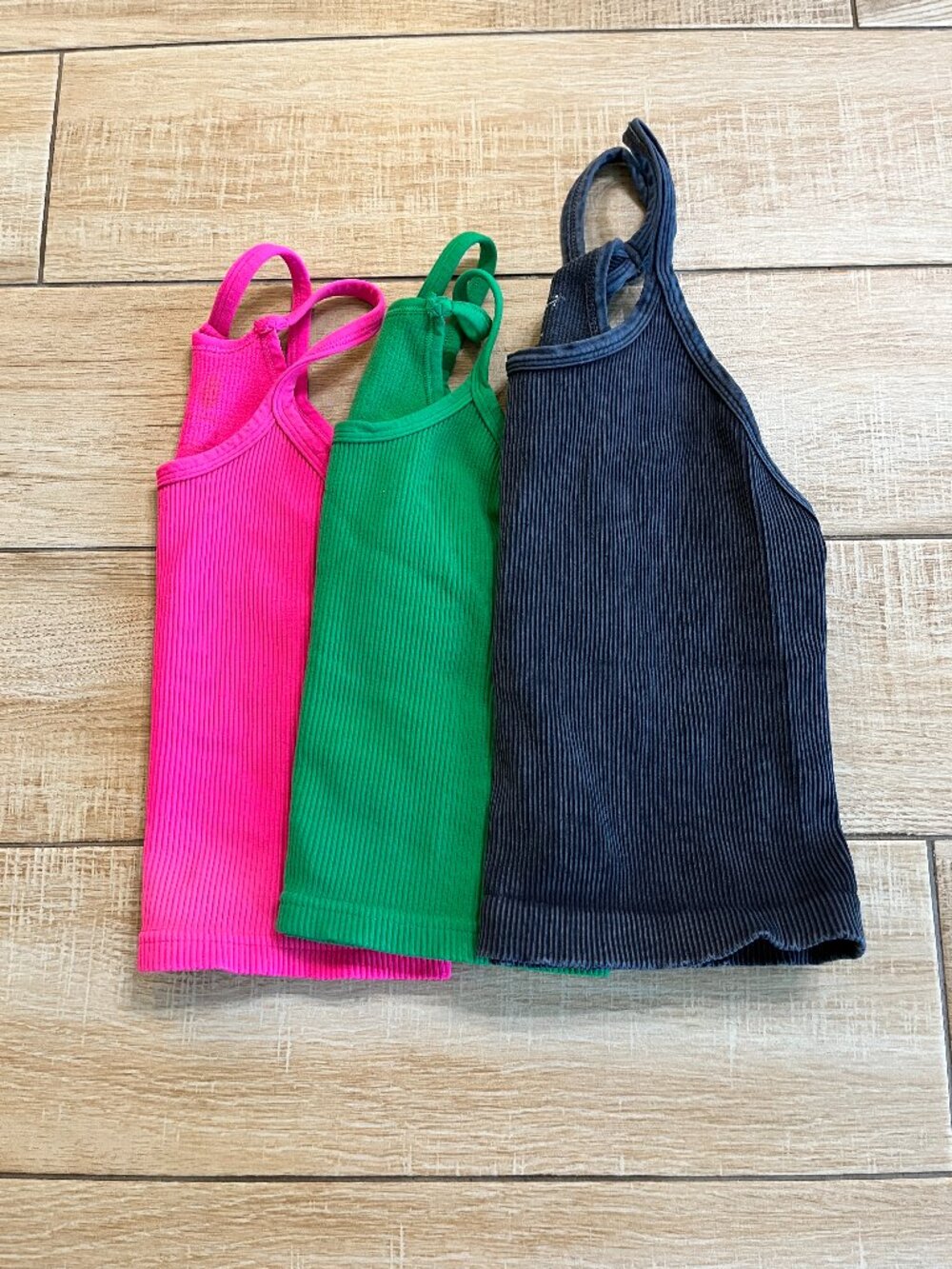 Womens Free People Movement Bundle of 3 Ribbed Cropped Tanks - XL